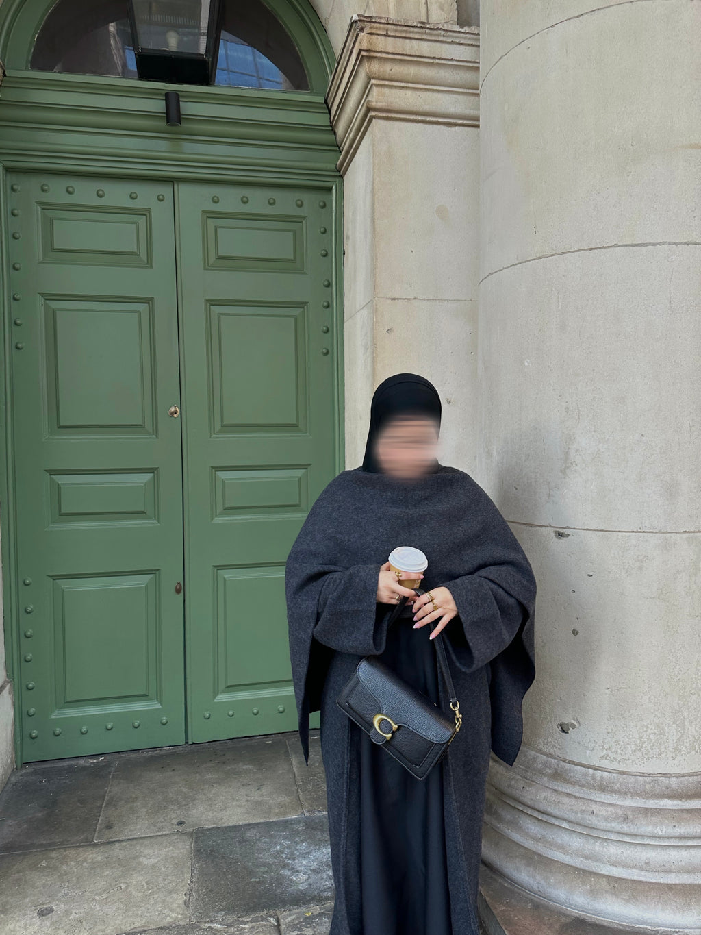 Abaya Cardigan with Scarf