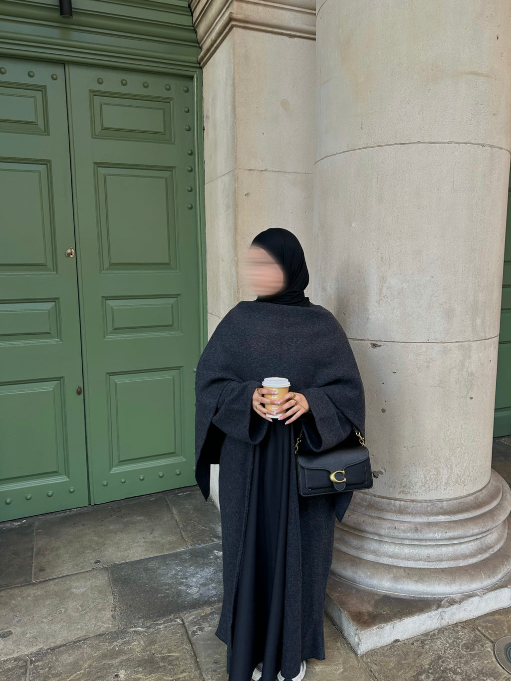 Abaya Cardigan with Scarf