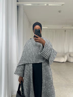 Tweed Abaya Coat