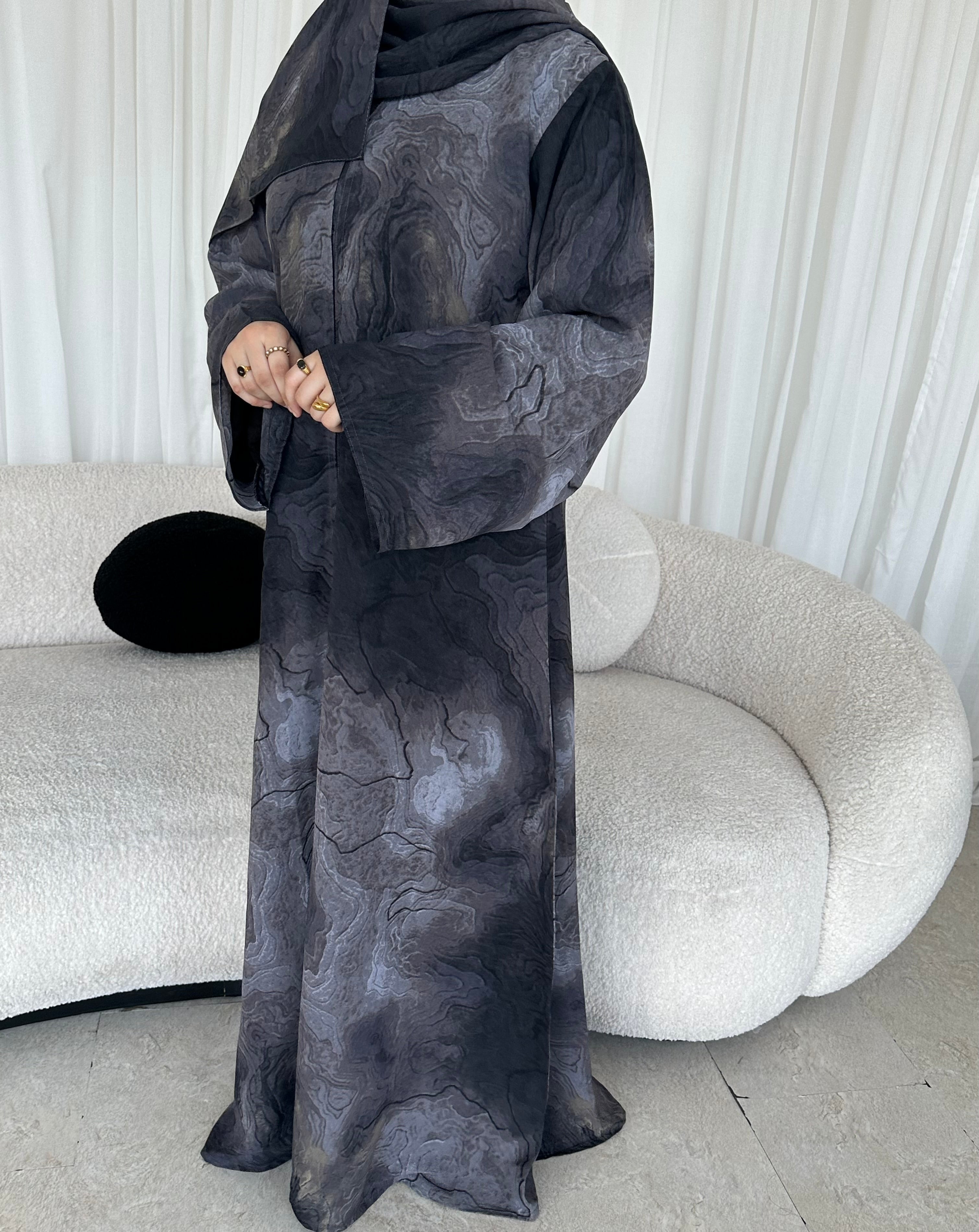 Marbella Luxe Open Abaya Set