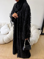 Black lace Abaya