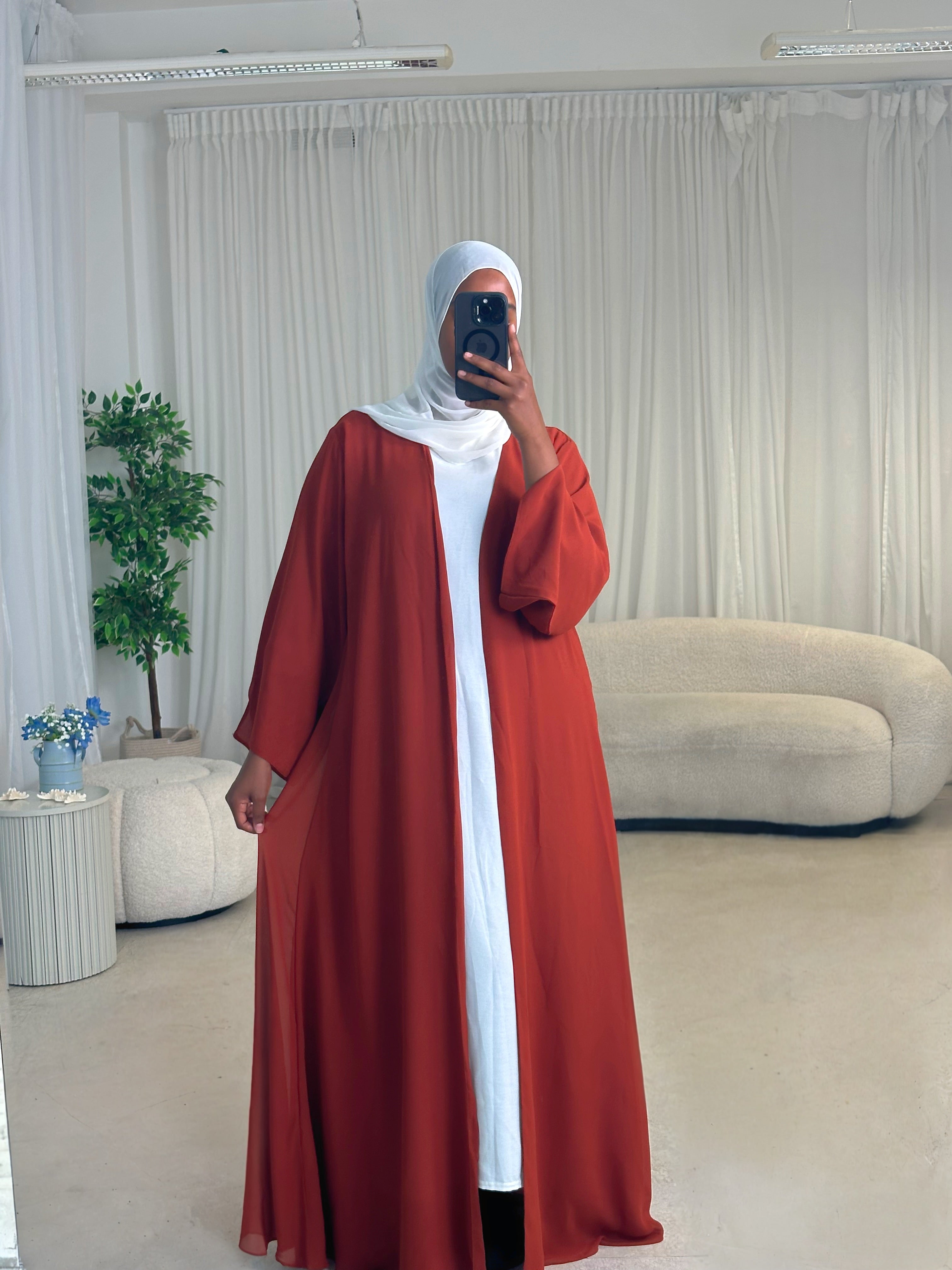 Chiffon Abaya (6 colours)