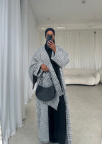 Tweed Abaya Coat