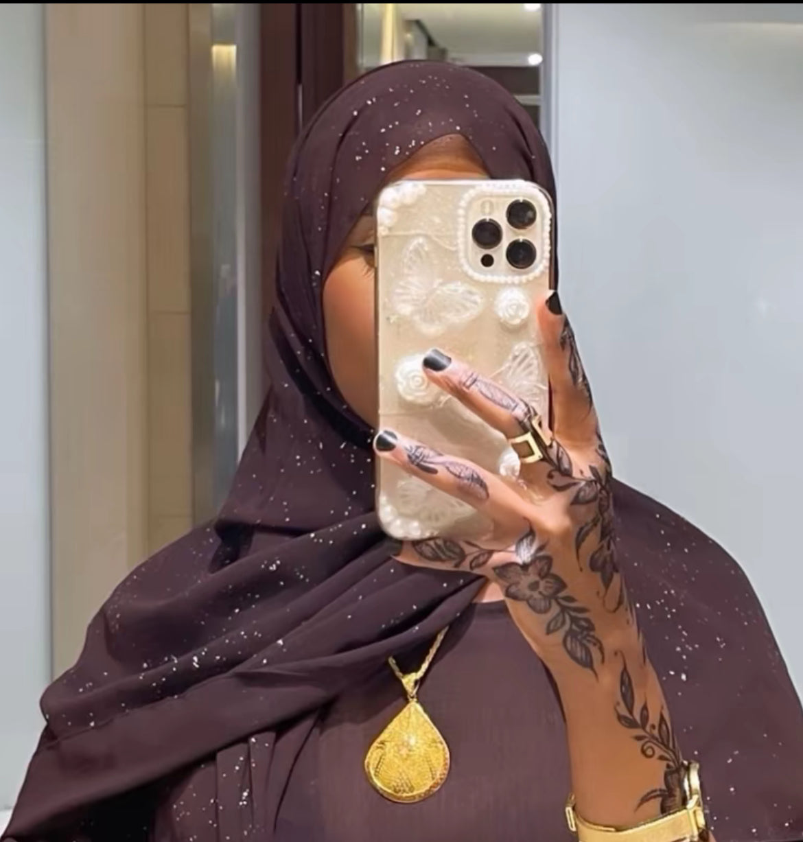 Chiffon Shimmer Hijab