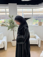 Black detailed Abaya