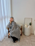 Checkered Abaya