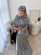 Checkered Abaya