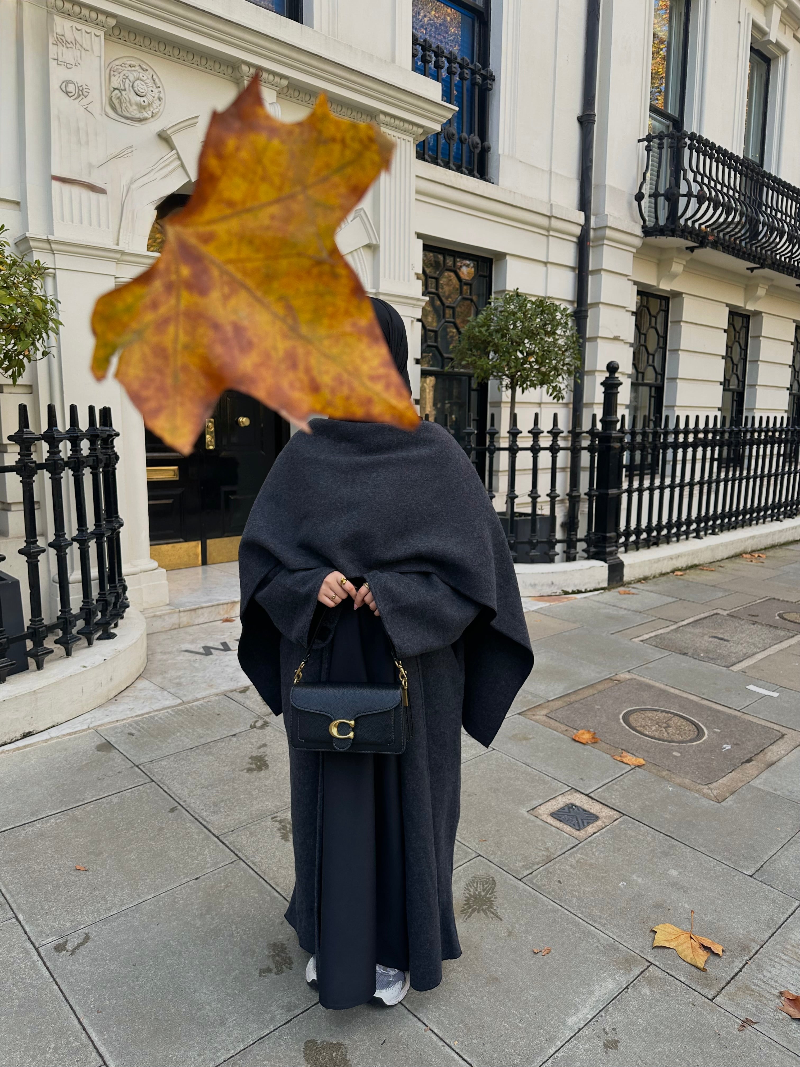 Abaya Cardigan with Scarf