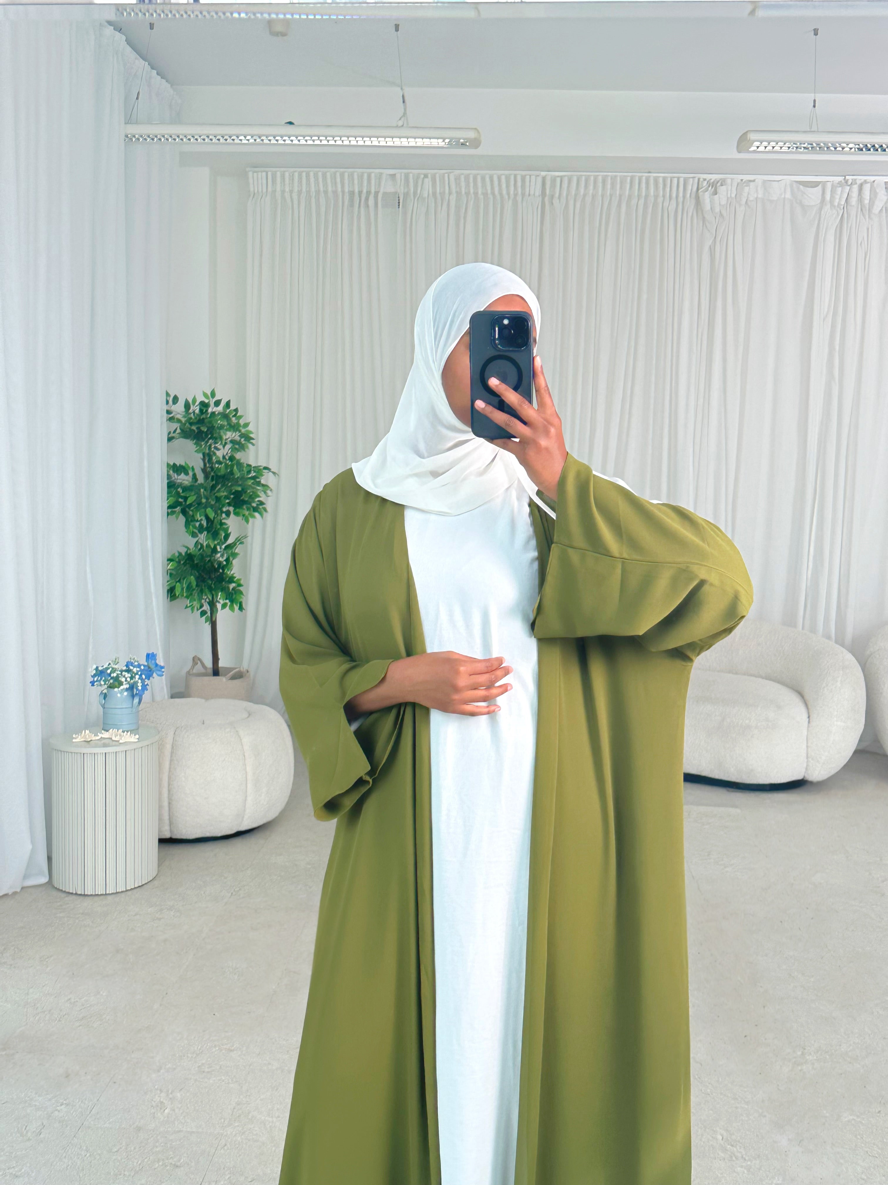 Chiffon Abaya (6 colours)