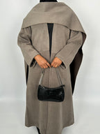 SALE~Brown Abaya Coat with Scarf
